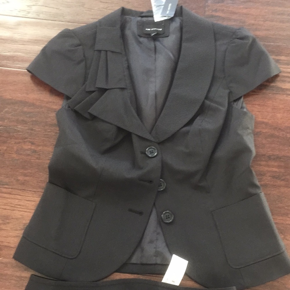 NWT -Black Limited Suit with very light pinstripes